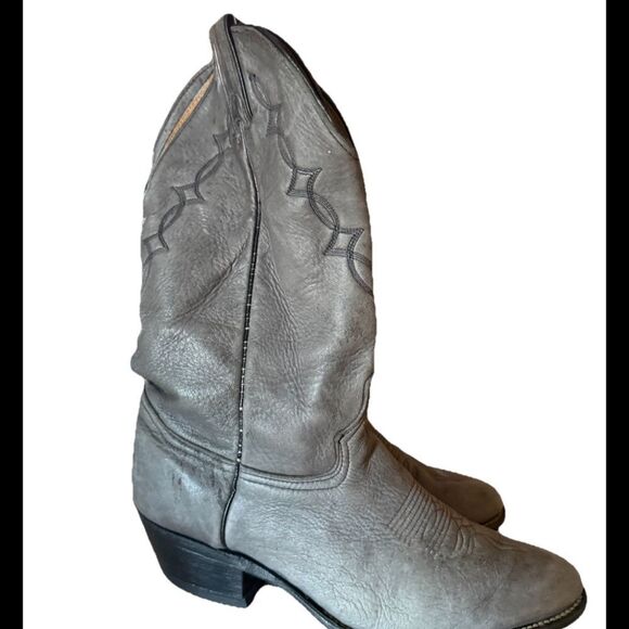 Abilene Western Cowboy Leather Men Boots Size 9.5D main image 5